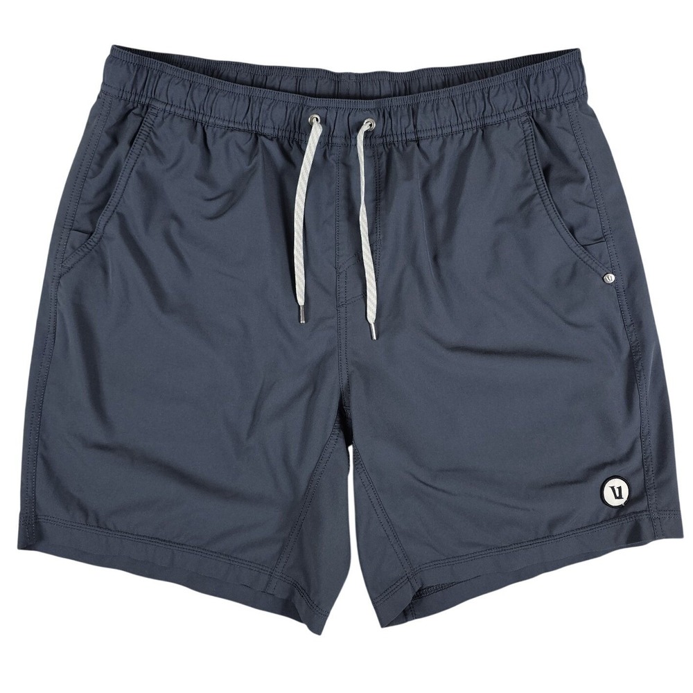Vuori Kore Lined 7" Shorts  Mens XL Gray Gym Workout Casual V302